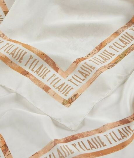Alviero Martini Foulard Geo Classic 90x90  cm   K F097 1721 Col. 0905 Ivory